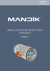 Mandik RPM-V Manuel D'instructions