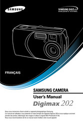 Samsung Digimax 202 Manuel D'instructions