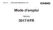 Casio 3517 Mode D'emploi