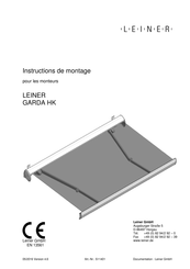 LEINER GARDA HK Instructions De Montage