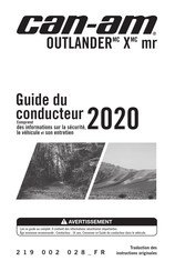 Can-Am OUTLANDER X mr 2020 Guide Du Conducteur