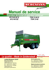 bergmann TSW 3140 Manuel De Service