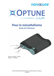 novocure OPTUNE LUA Guide De L'utilisateur