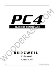 Kurzweil PC4 Guide De Démarrage