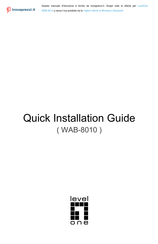 LevelOne WAB-8010 Guide D'installation Rapide