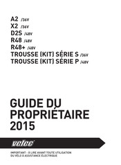 Velec X2/36V Guide Du Propriétaire