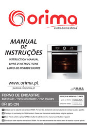 orima OR 65 CN Livret D'instructions