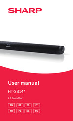 Sharp HT-SB147 Manuel De L'utilisateur