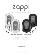 Myenergi ZAPPI-2H22UW Manuel D'utilisation Et D'installation