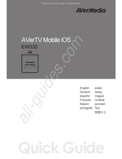 Avermedia AVerTV Mobile iOS Mode D'emploi