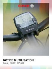 Bosch INTUVIA Notice D'utilisation