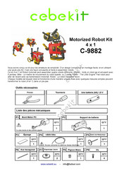 CEBEKIT C-9882 Instructions De Montage