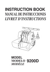 Janome 9200D Livret D'instructions