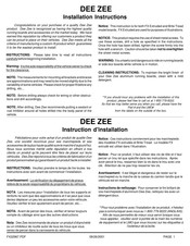 Dee Zee FX 22967 Instructions D'installation