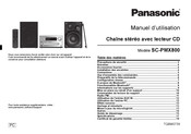 Panasonic SC-PMX800 Manuel D'utilisation