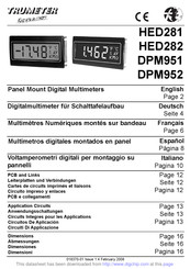 Trumeter DPM952 Mode D'emploi