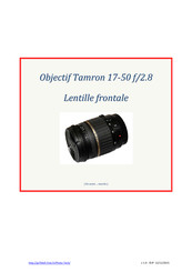 Tamron 17-50 f/2.8 Guide Rapide