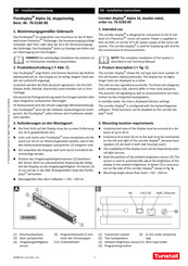 Tunstall 76 0160 00 Mode D'installation