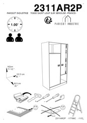 Parisot Industrie 2311AR2P Instructions De Montage