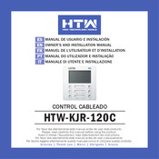 HTW HTW-KJR-120C Manuel De L'utilisateur Et D'installation