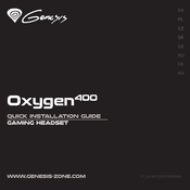 Genesys Oxygen 400 Guide D'installation Rapide