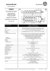 IFM Electronic ecomat100 CR2031 Mode D'emploi