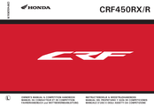 Honda CRF250RX 2019 Manuel Du Conducteur