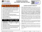 Horizon Global 84626 Instructions D'installation