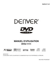 Denver DVU-1111 Manuel D'utilisation