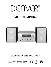 Denver MCD-50 MPEG4 Manuel D'instructions
