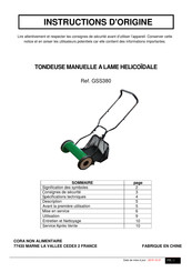 Qualcast GSS380 Instructions D'origine