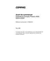 Compaq Presario 8000 Mode D'emploi