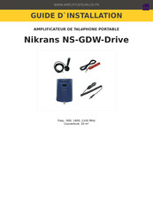 Nikrans NS-GDW-Drive Guide D'installation