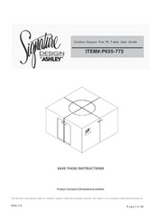 Signature Design by Ashley P655-772 Guide D'utilisateur