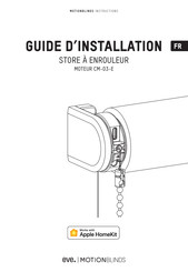 EVE MOTIONBLINDS CM-03-E Guide D'installation