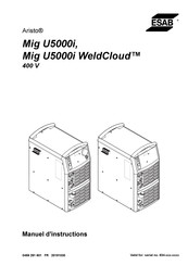 ESAB Aristo Mig U5000i Manuel D'instructions