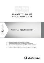 CHAFFOTEAUX ARIANEXT S LINK FLEX Serie Notice D'instruction Pour L'installation, L'utilisation Et L'entretien