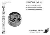 Endress+Hauser iTEMP PCP TMT 181 Mode D'emploi