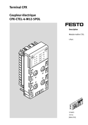 Festo CPX-CTEL-4-M12-5POL Traduction De La Notice Originale