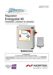 Gaz Industrie Energystat 40 Installation, Entretien Et Utilisation