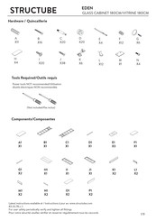 STRUCTUBE EDEN Instructions D'assemblage