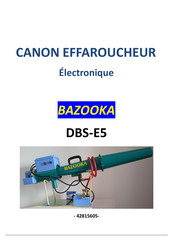 Bazooka DBS-E5 Manuel D'opérateur