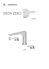 newform DELTA ZERO 72200 Instructions De Montage