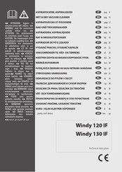 Lavorwash Windy 130 IF Traduction Des Instructions Originales