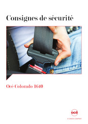 Canon Oce Colorado 1640 Consignes De Sécurité