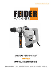 FEIDER Machines FMP1250 Manuel D'instructions