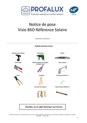 PROFALUX Visio BSO Notice De Pose