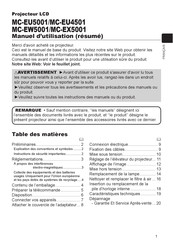 Maxell MC-EW5001 Manuel D'utilisation