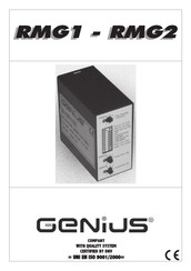 Genius RMG1 Manuel D'instructions