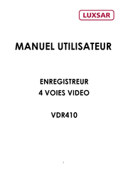 LUXSAR VDR410 Manuel Utilisateur